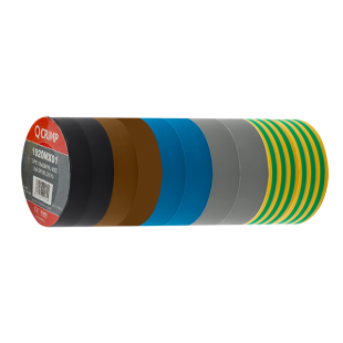 Insulation Tape Mixed Phase Colours 19mm x 20 Metre